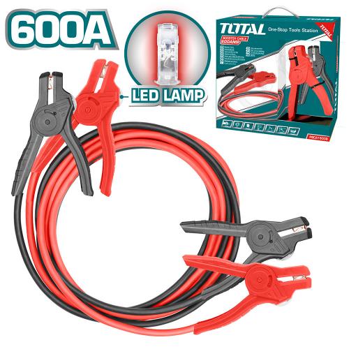 CABLE INICIO BATERIA 600AMP 3MTS LUZ LED TOTAL (PBCA16008L)