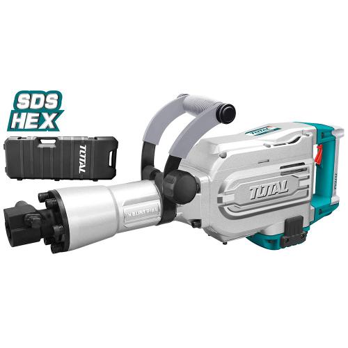 DEMOLEDOR SDS HEX 1700W 50JOULES INDUSTRIAL CAJA PLASTICA 16KG TOTAL (UTH215456)