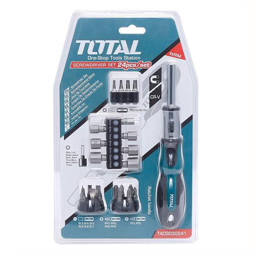 DESTORNILLADOR RACHE BLISTER X 24 PZS TOTAL