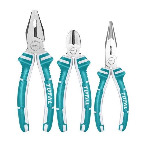 JUEGO DE ALICATES X 3 PZS (PINZA 6,CORTAFRIO 6,ALICATE 8) TOTAL