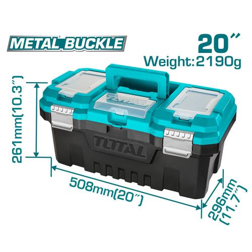CAJA HERRAMIENTA 20 PLASTICA CIERRE METALICO TOTAL
