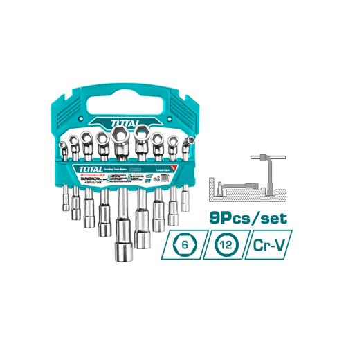 LLAVE COPA EN L INDUSTRIAL JUEGO X 9 PZS TOTAL