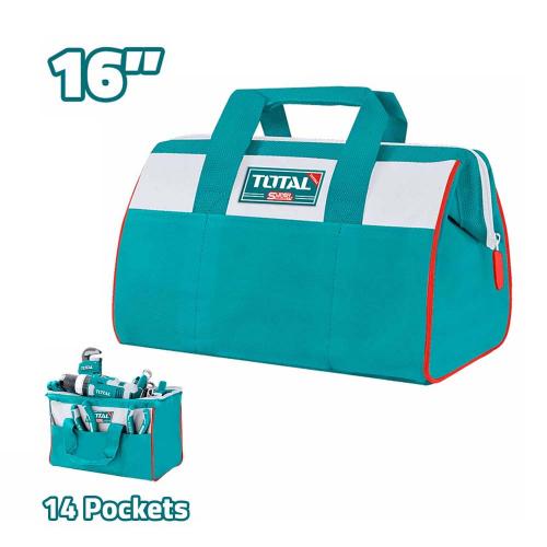 BOLSO DE HERRAMINETAS 16 14 BOLSILLOS SUPER SELECT TOTAL (THT261625)