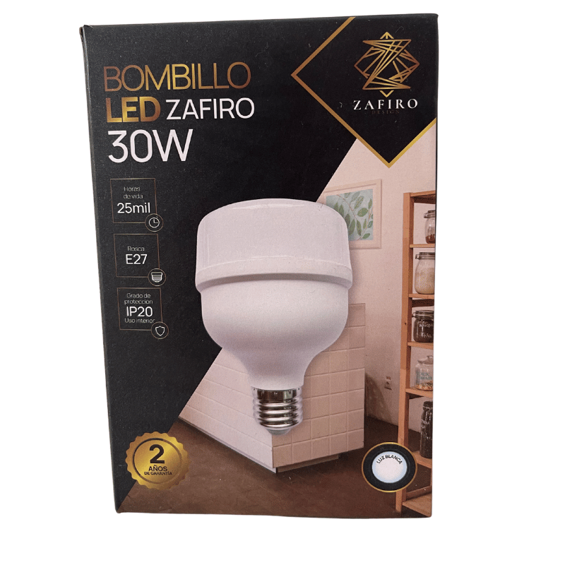 BOMBILLO LED 30W ZAFIRO E27 LUZ BLANCA