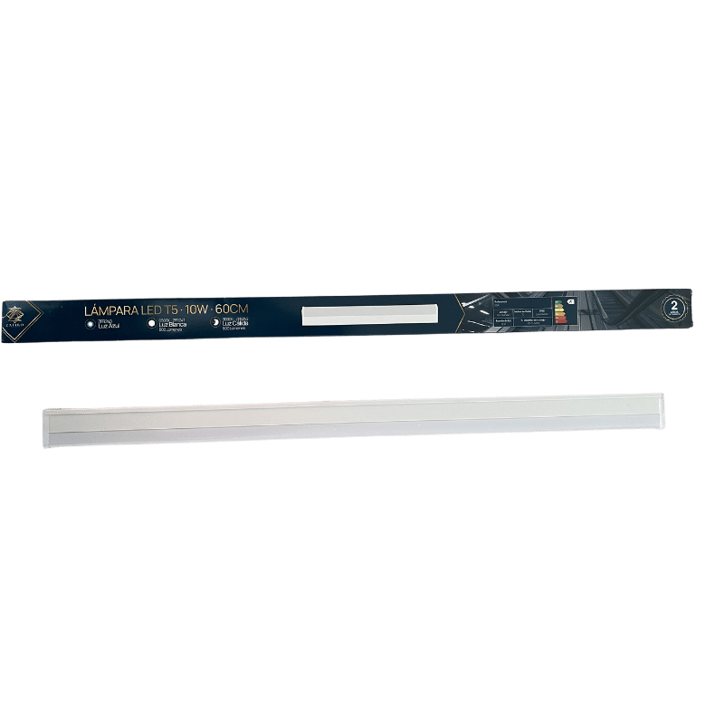 LAMPARA LED ZAFIRO T5 10W 60CM LUZ CALIDA