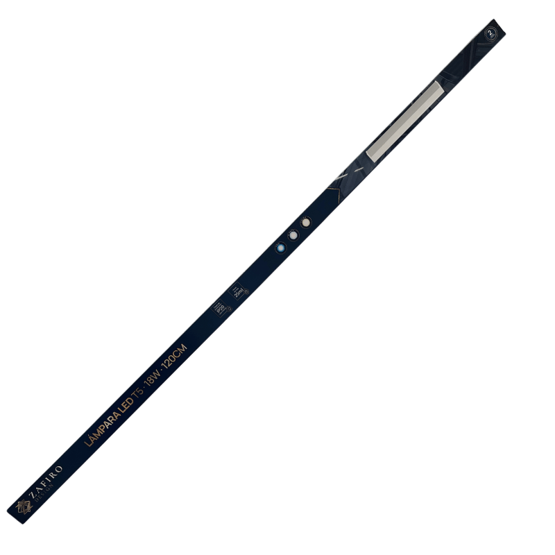 LAMPARA LED ZAFIRO T5 18W 120CM LUZ AZUL
