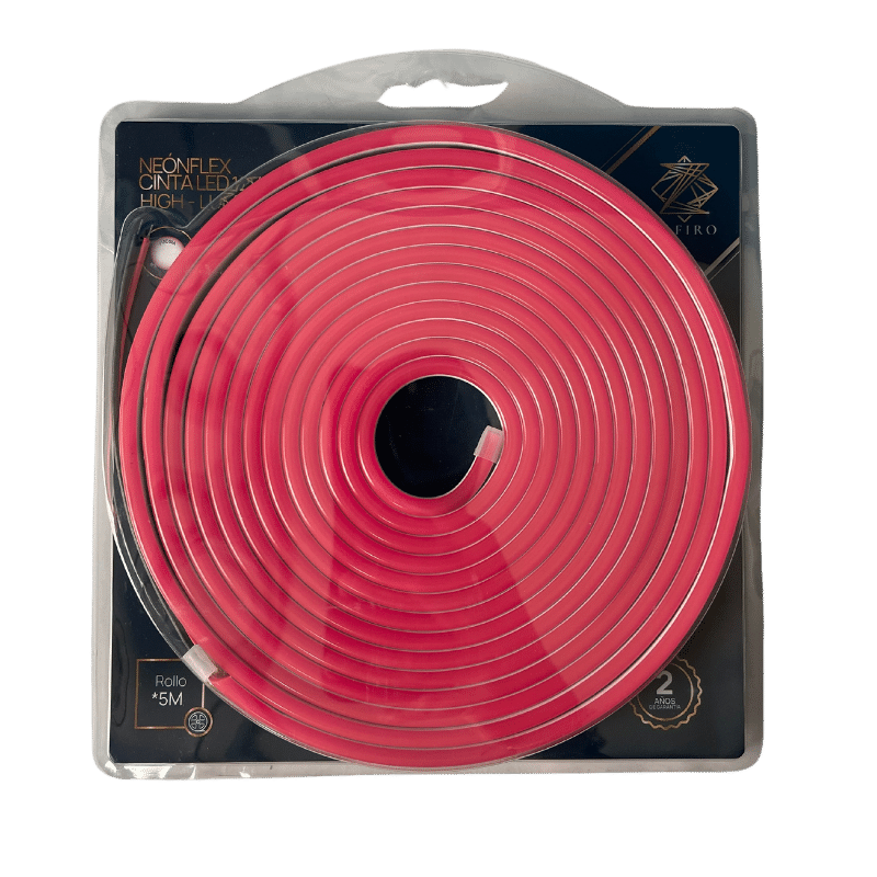 CINTA LED NEONFLEX ZAFIRO 12V X 5 METROS FUCSIA SIN ADAPTADOR
