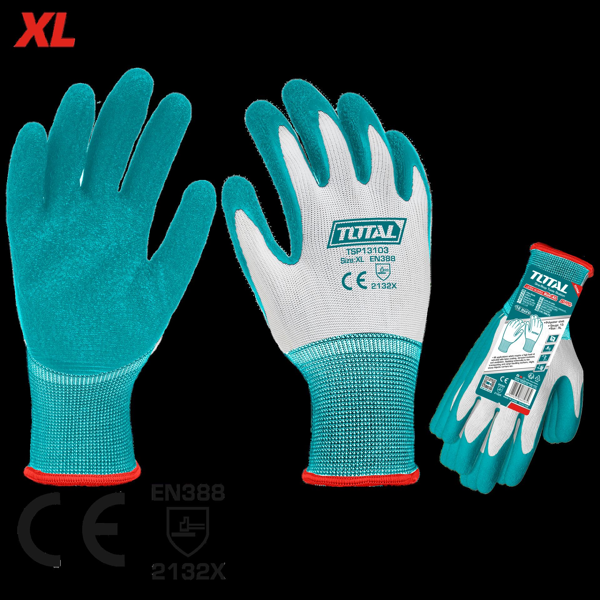 GUANTE DE LATEX XL SUPER TOTAL (TSP13103)