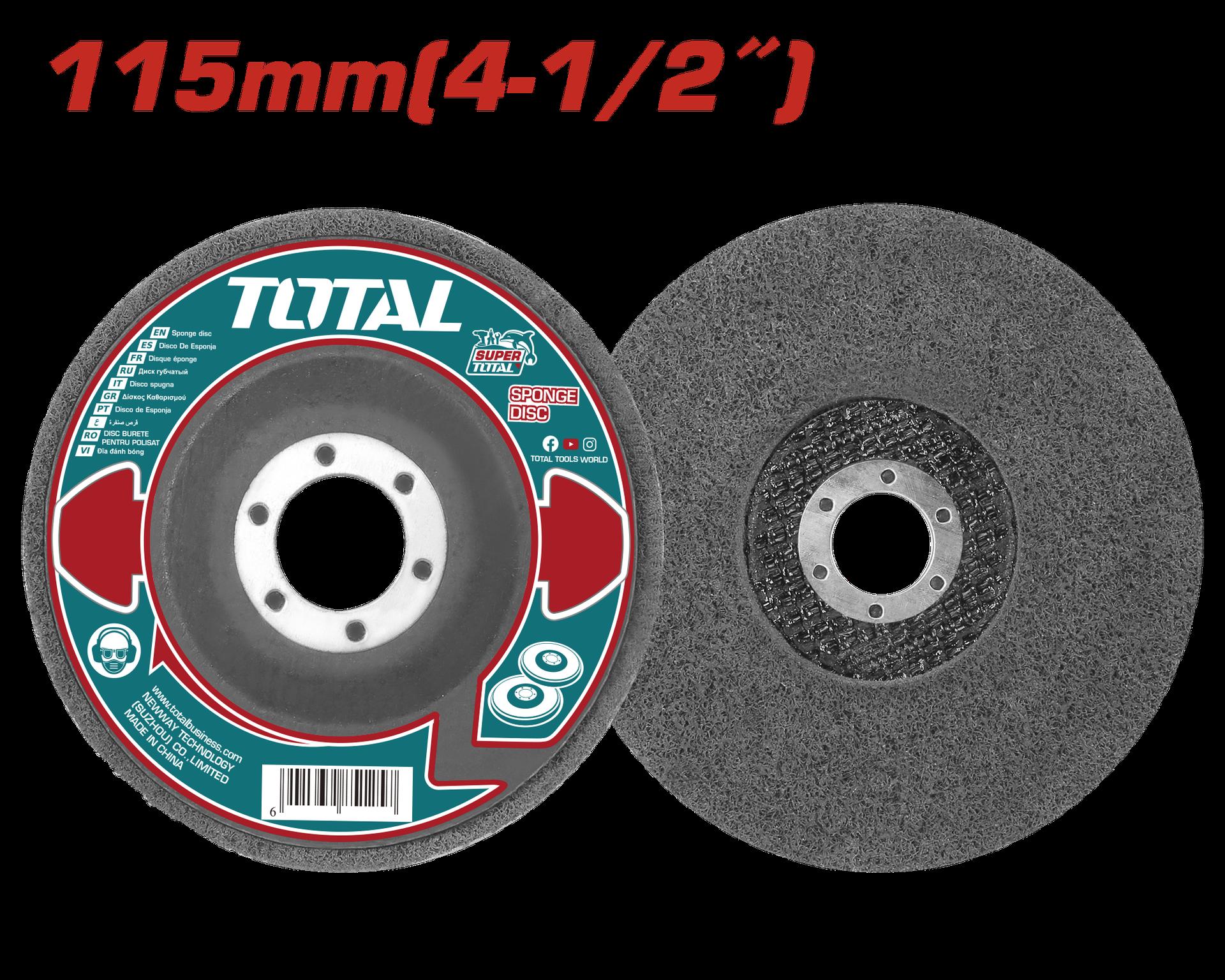 DISCO ESPONJA 4-1/2" SUPER TOTAL (TAC661151)