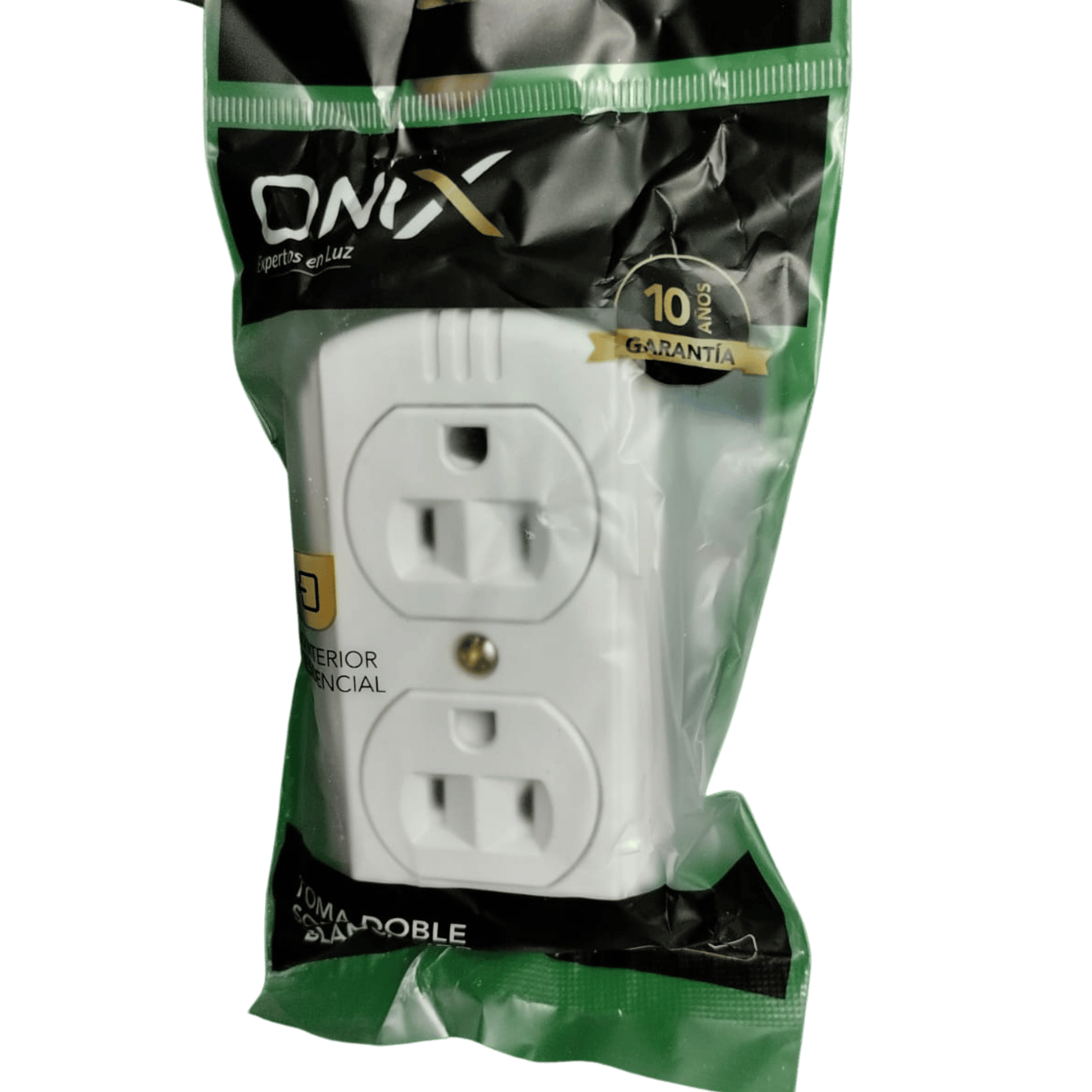TOMA DOBLE S/PONER ONIX BLANCA USA