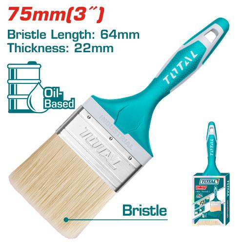 BROCHA DE 3" MANGO PLASTICO INDUSTRIAL TOTAL (THT84036)