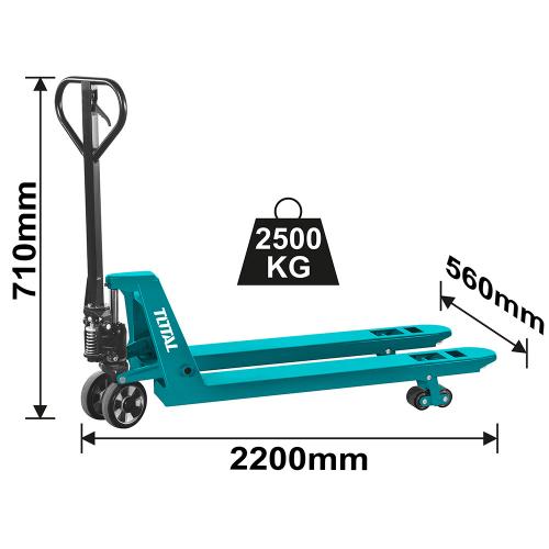 ESTIBADOR MANUAL 2500KG TOTAL