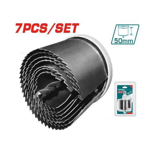 SIERRA COPA PARA MADERA JUEGO X 7 PIEZAS SUPER SELECT TOTAL