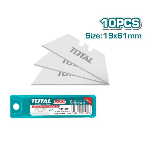 REPUESTO BISTURI NAVAJA 61X19MM X 10 PZS SUPER SELECT TOTAL