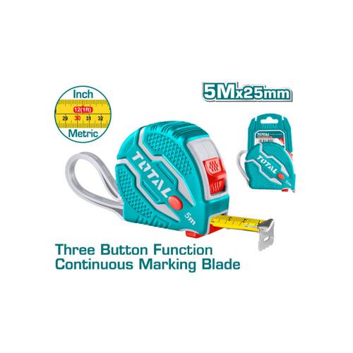 METRO 5 MTS TRIPLE BOTON HOJA ANCHA TOTAL