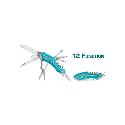 NAVAJA MULTIFUNCIONAL 12 EN 1 MANGO EN ALUMINIO TOTAL