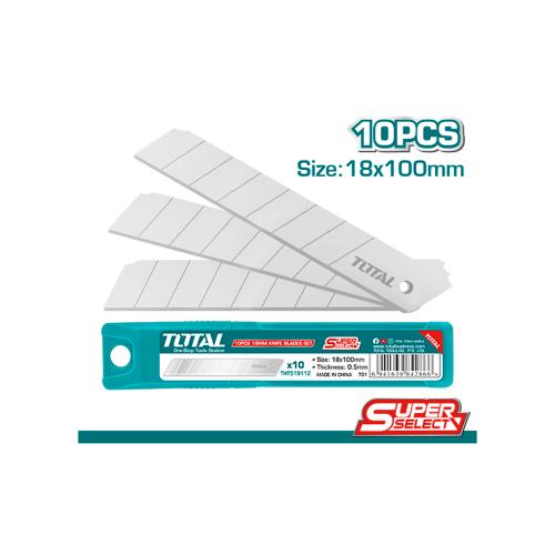 REPUESTO BISTURI 18 X 100 MM JUEGO X 10 UNIDADES SUPER SELECT TOTAL