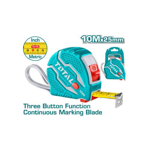 METRO 10 MTS TRIPLE BOTON HOJA ANCHA TOTAL