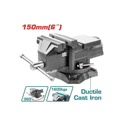 PRENSA DE BANCO 6 CON BASE GIRATORIA CAPACIDAD DE SUJECION 1600 KGS TOTAL (THT6166)