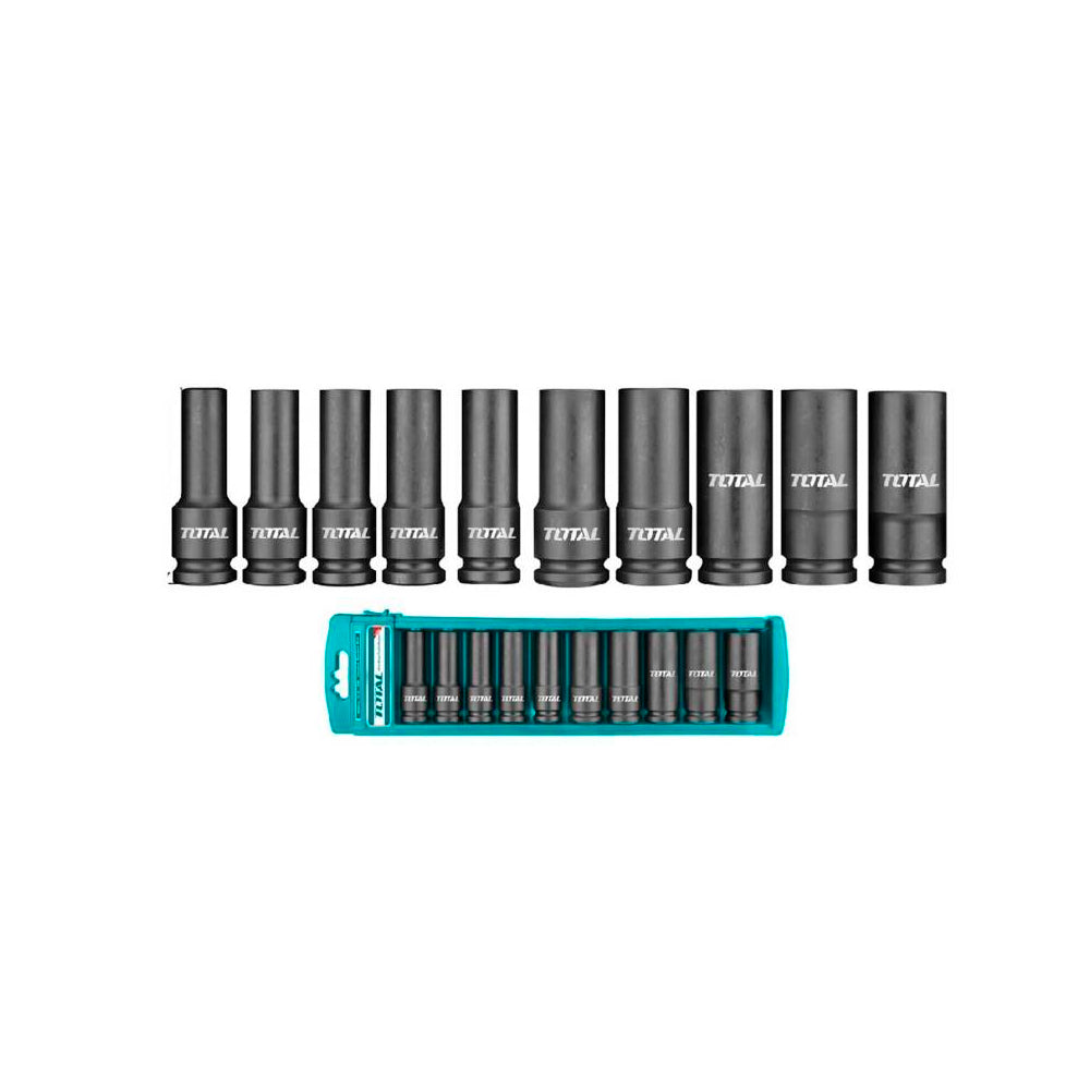 COPAS DE IMPACTO 1/2 INDUSTRIAL LARGA 78 MM JUEGO X 10PZS 10 - 24 MM TOTAL (THKISD12102L)