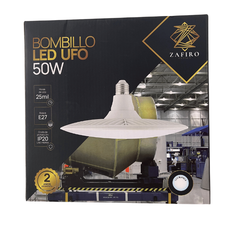 BOMBILLO LED UFO 50W 6500K E27