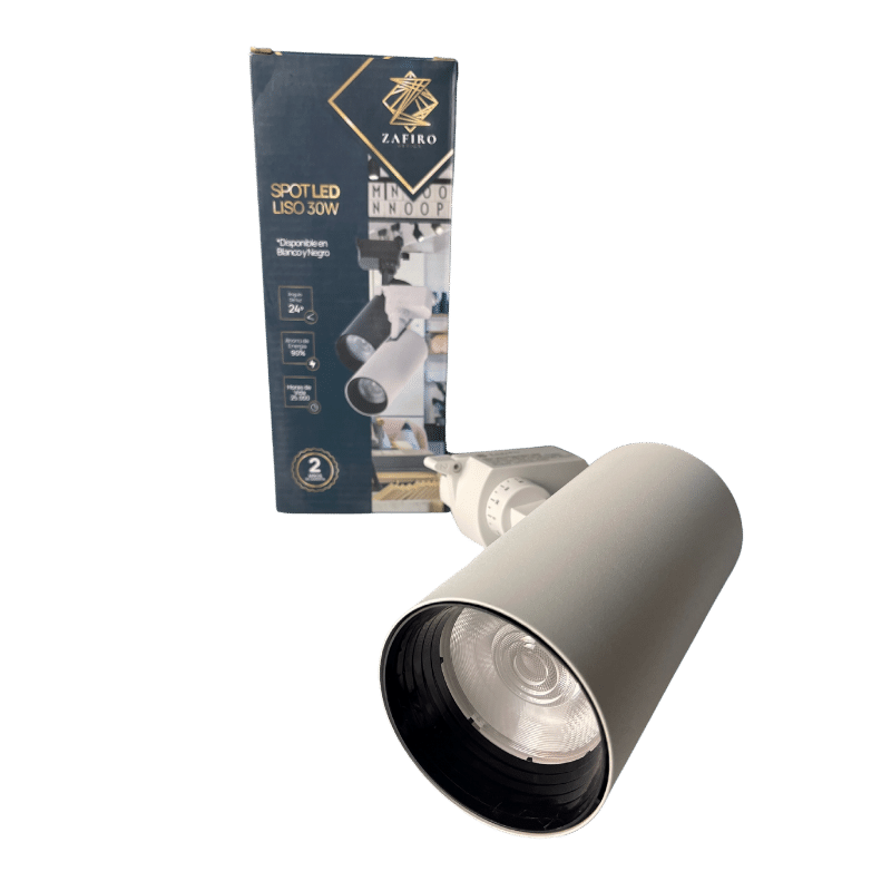 SPOT LED ZAFIRO LISO BLANCO 30W 6500K