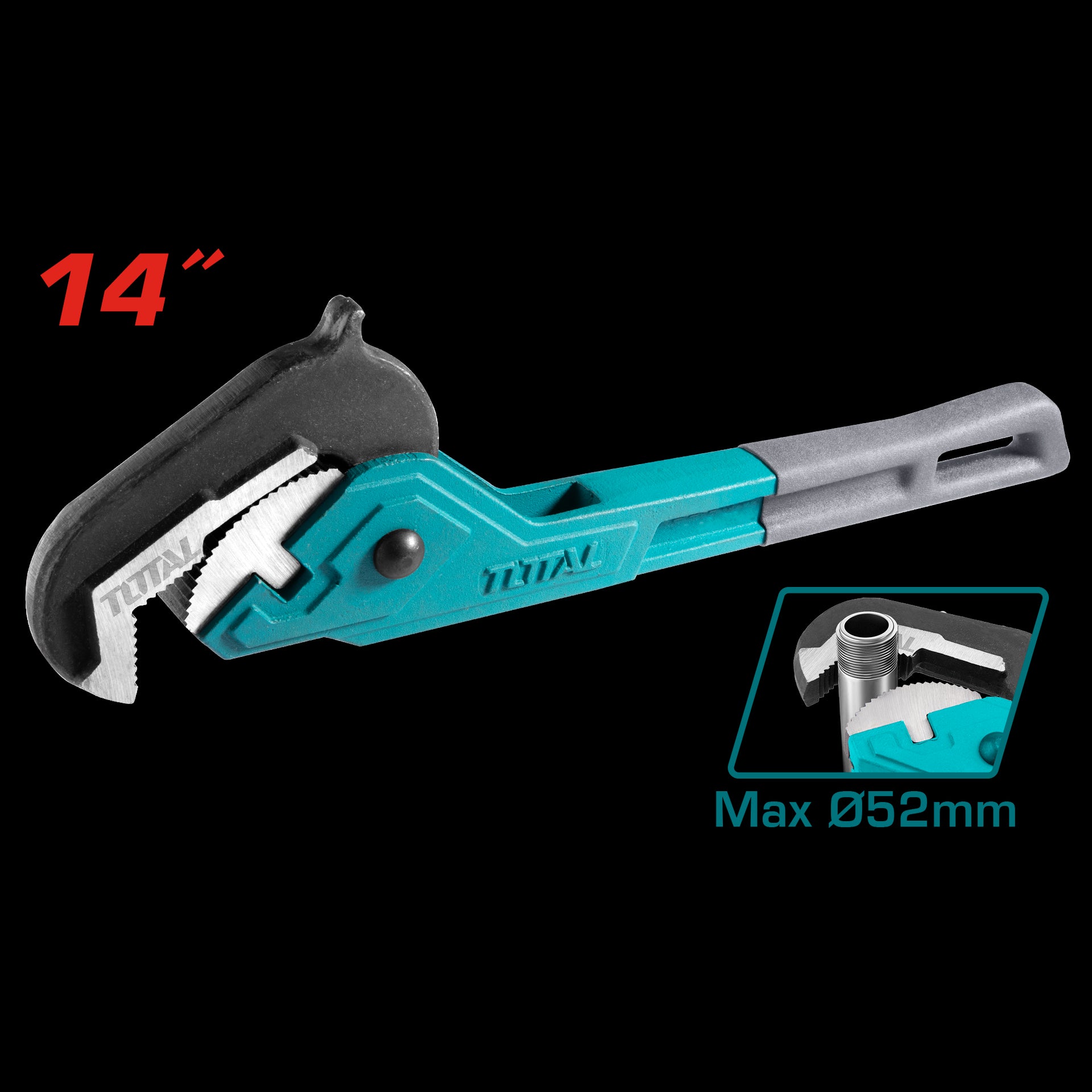 LLAVE DE TUBO TIPO RACHET 14" INDUSTRIAL SUPER TOTAL (THT171142)