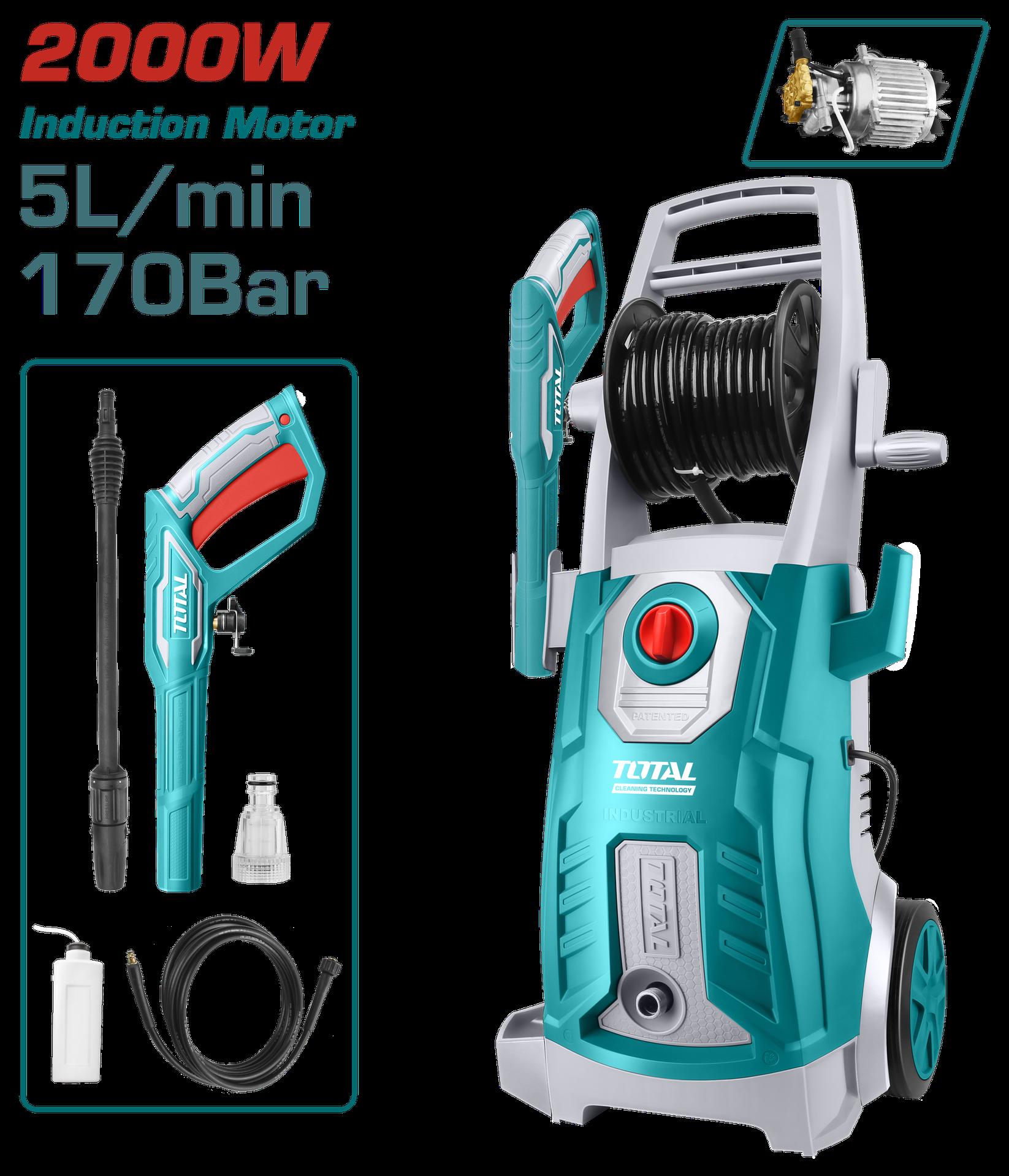 HIDROLAVADORA 2000W 2465PSI 120V INDUSTRIAL SUPER TOTAL (UTGT11246)