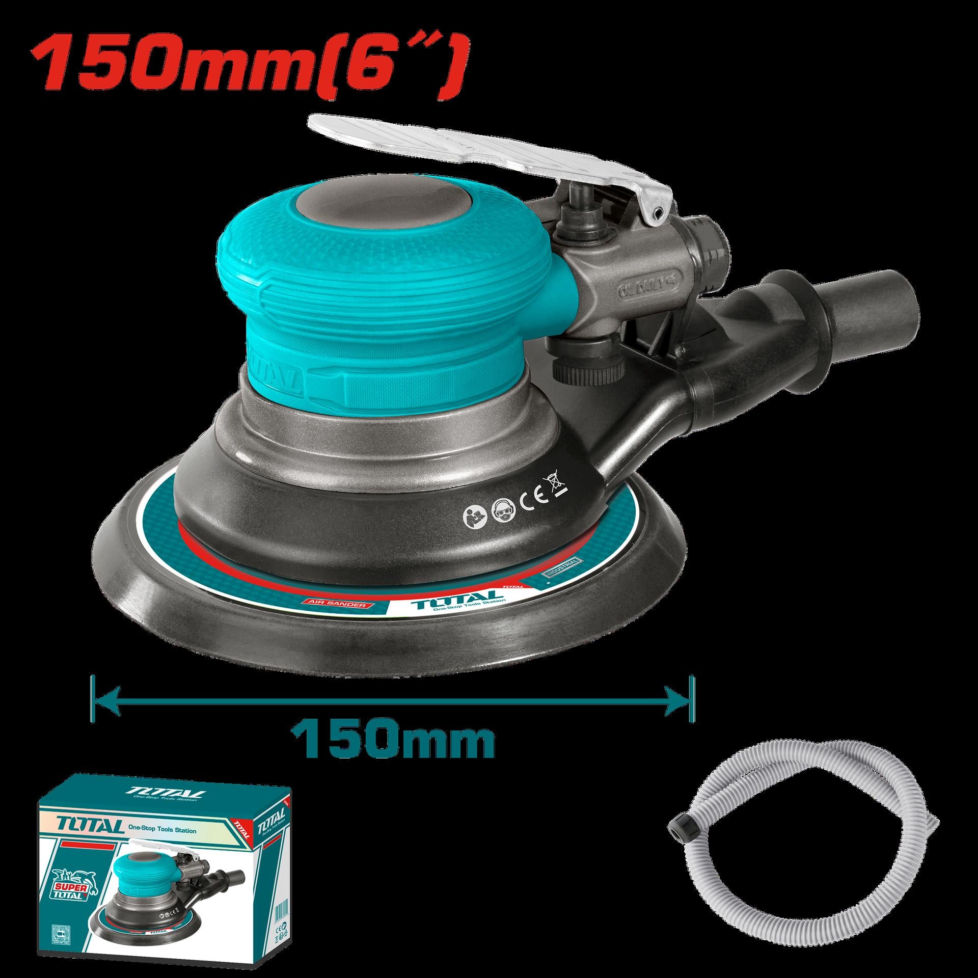 LIJADORA NEUMÁTICA ROTO ORBITAL 6? INDUSTRIAL SUPER TOTAL (TAT91512)