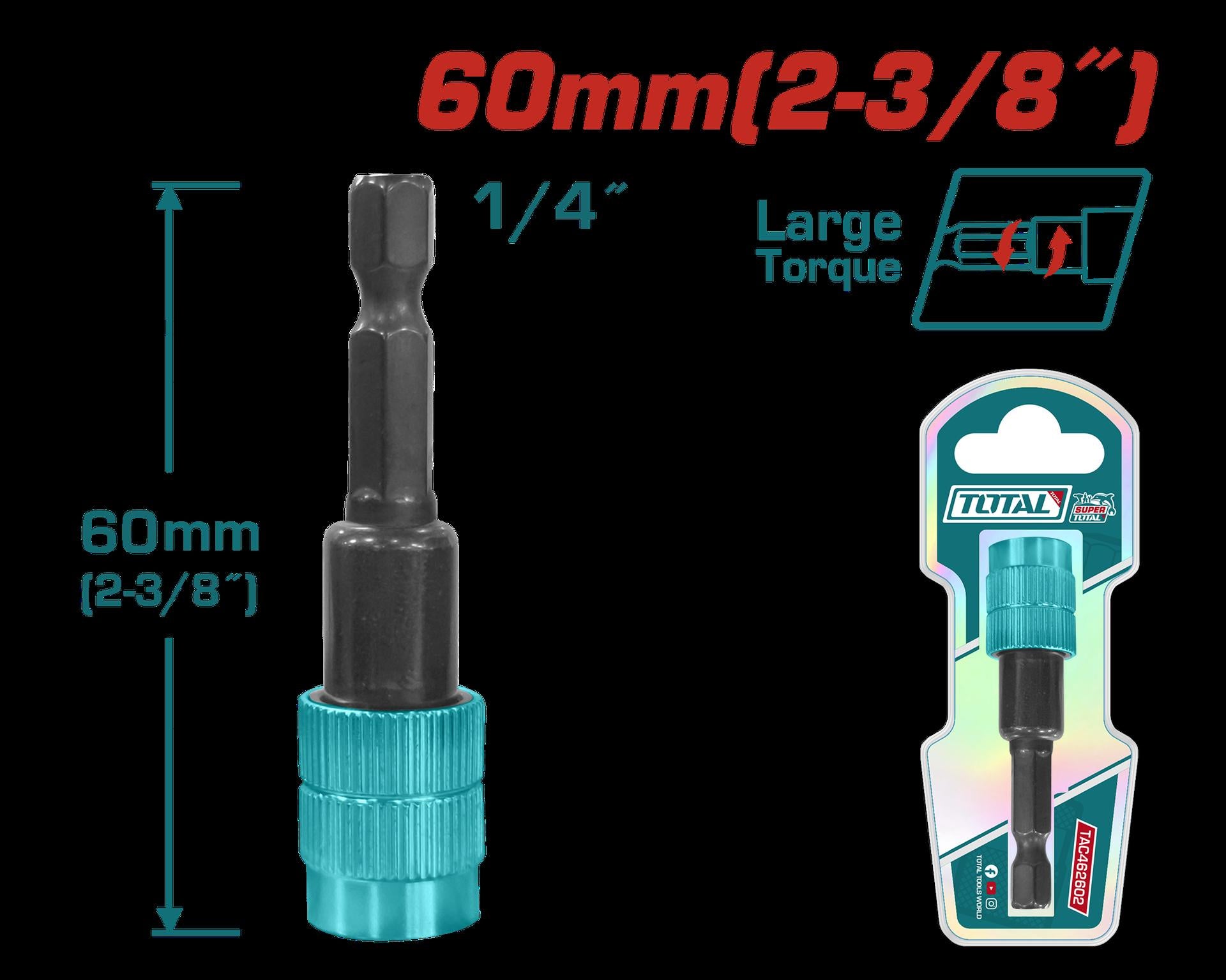 COPA TORNILLO 2- 3/8" IMANTADA INDUSTRIAL SUPER TOTAL (TAC462602)