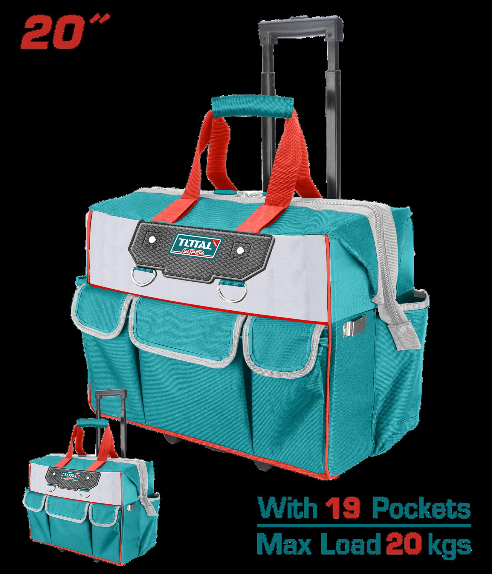 MALETA PORTA HERRAMIENTA 20 INDUSTRIAL CAPACIDAD MAXIMA 20KG INDUSTRIAL SUPER TOTAL (THRRTB2012)