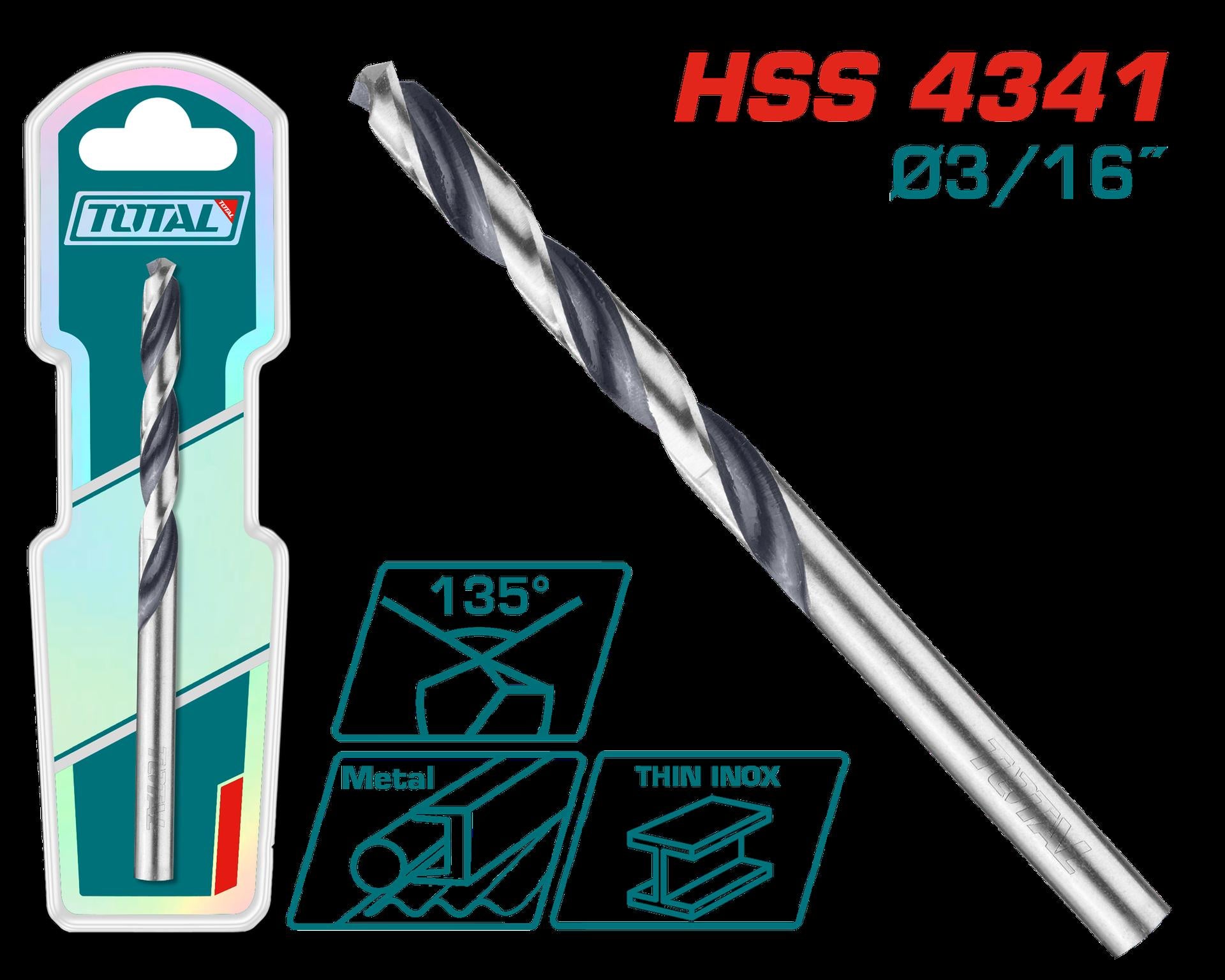 BROCA LAMINA 3/16" INDUSTRIAL SUPER TOTAL (TAC1201634)