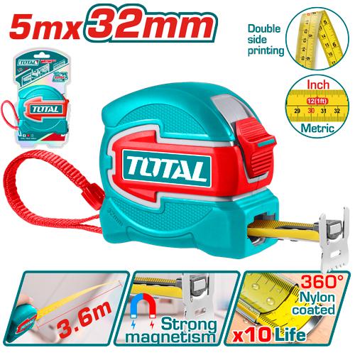 METRO 5 MTS HOJA 32MM INDUSTRIAL SUPER TOTAL (TMT80532)