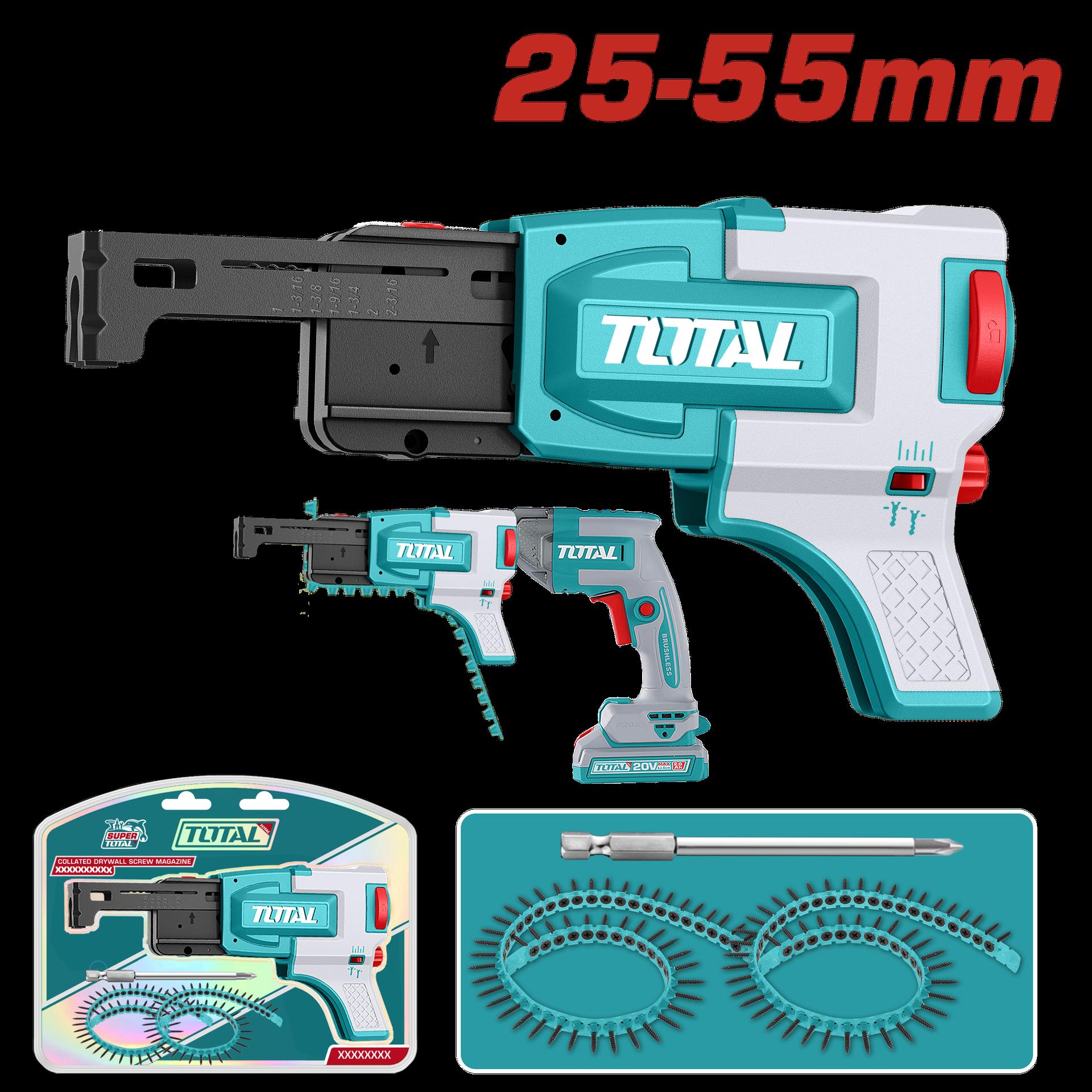 ACCESORIO DE CARGADOR DE ATORNILLADOR DRYWALL ADAPTABLE  (TDSLI20428/TDSLI204281) INDUSTRIAL TOTAL (TDSLI2026)  Item: 24025