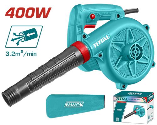 SOPLADORA 400W 120V MÁXIMA CAPACIDAD DE SOPLADO: 0-3.5M3/MIN INDUSTRIAL TOTAL (UTB4066)