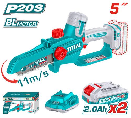 SIERRA MINI INALAMBRICA 5""  20V INDUSTRIAL INCLUYE 2  BATERIA 2.0AH  Y CARGADOR  TOTAL (UTGSLI20562)  Item: 23721