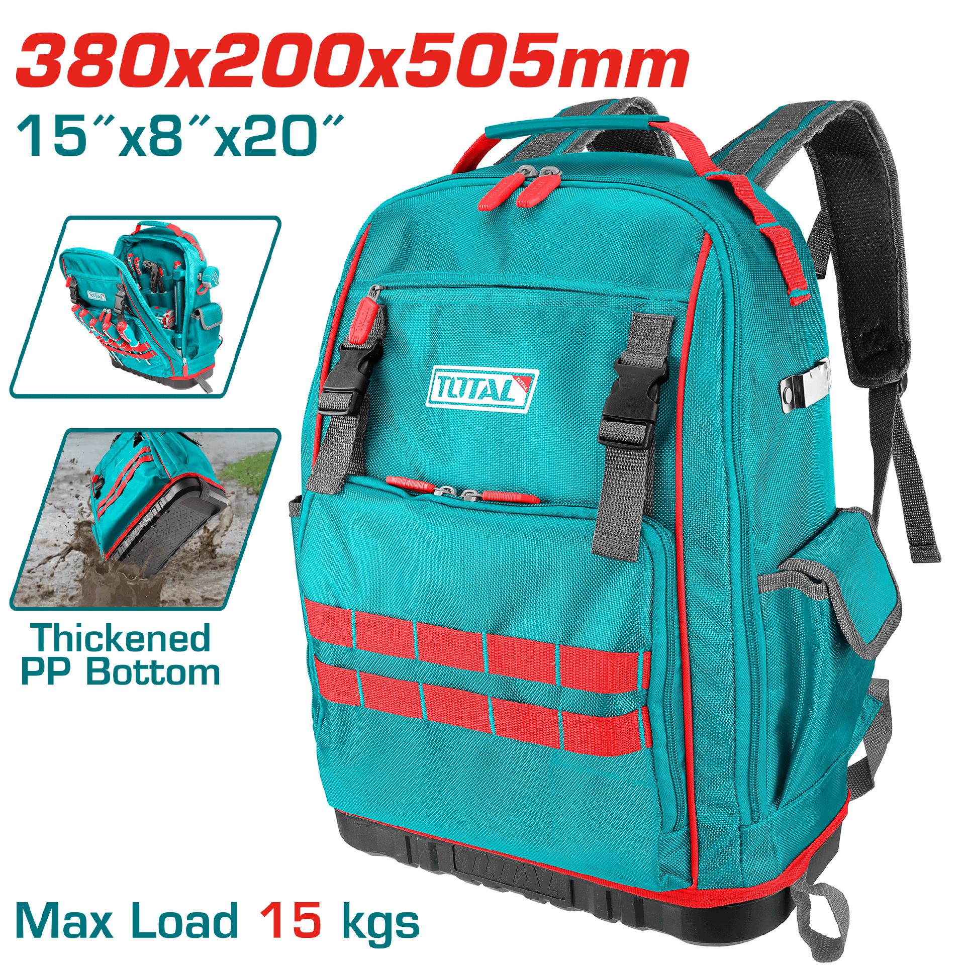 MALETIN PORTA HERRAMIENTA  CAPACIDAD MAXIMA 15 KG TOTAL (THBP04025)  Item: 23664