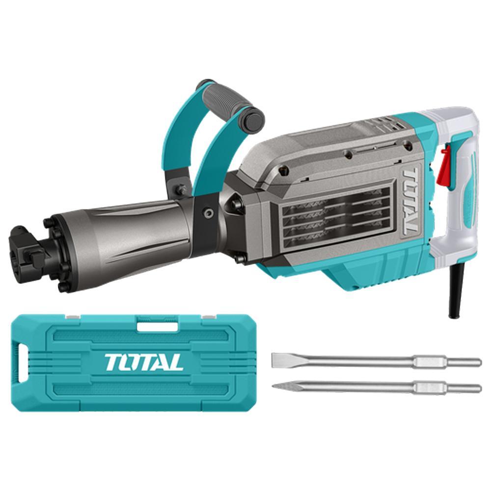 DEMOLEDOR SDS HEX 1700W 60 JOULES  INCLUYE DOS CINCELES CAJA PLASTICA INDUSTRIAL SUPER TOTAL (UTH217088)  Item: 23398