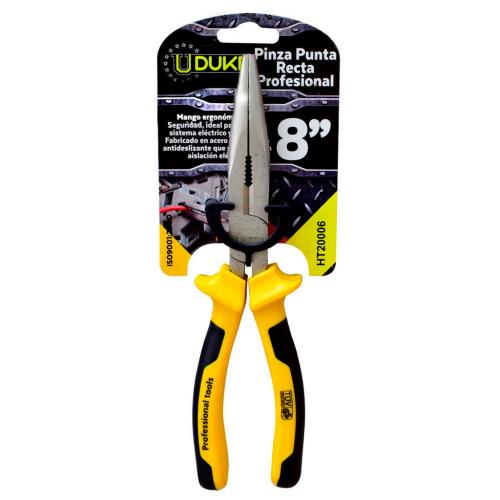 PINZA PROFESIONAL UDUKE AMARILLO-NEGRO # 8