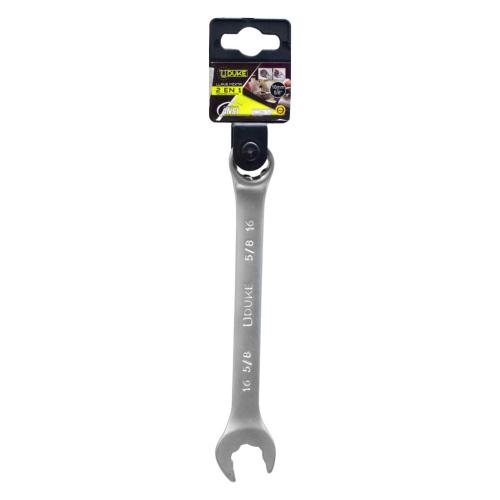 LLAVE MIXTA 2 EN 1 # 16MM - 5/8 CR/V UDUKE