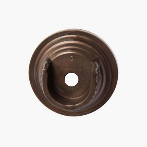 ACCESORIO CORTINERO PLAFON CAFE EN U (ABIERTO) 3/4 PAQ X 2 UDUKE