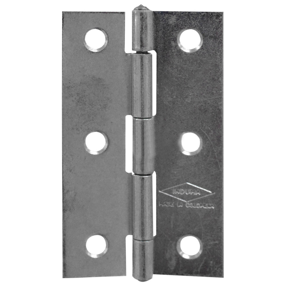 BISAGRA COMUN ZINCADA INDUMA 2 1/2 C.20 (CAJITA X 12 PAR) (T1303-052)(1103-0071