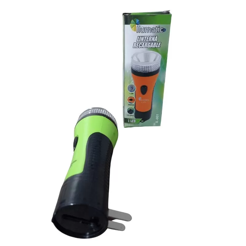 LINTERNA RECARGABLE 1 LED 0.5W 3