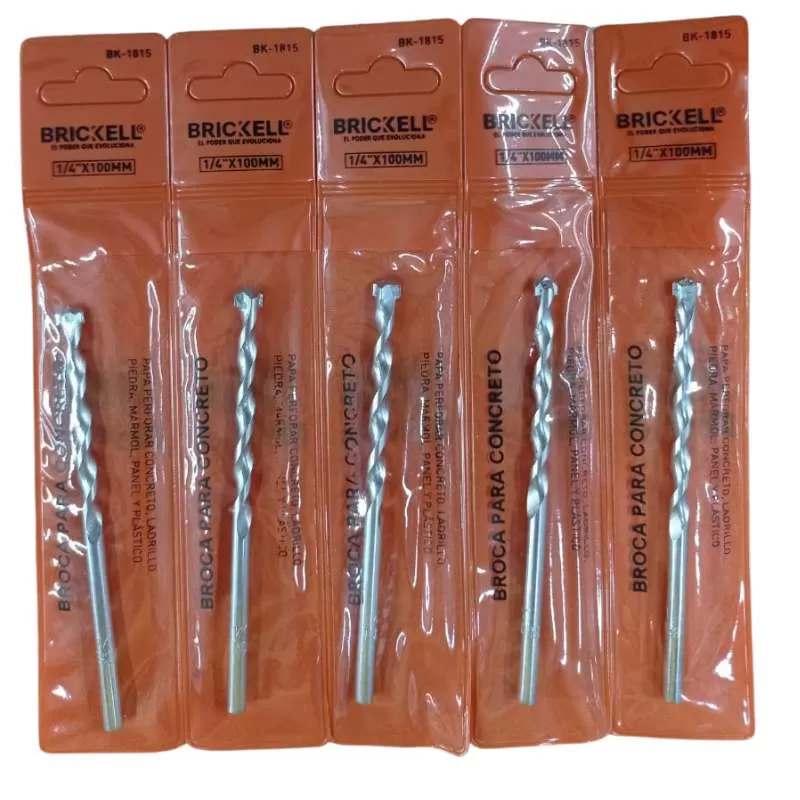 BROCAS PARA CONCRETO 1/4 PULGADA