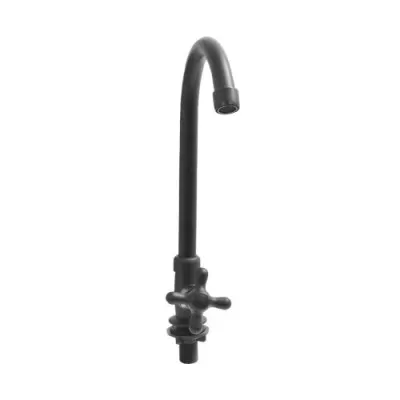 LLAVE CUELLO GANSO P/CRUCETA MESA CON BASE NEGRO MATE UDUKE (HT1558)