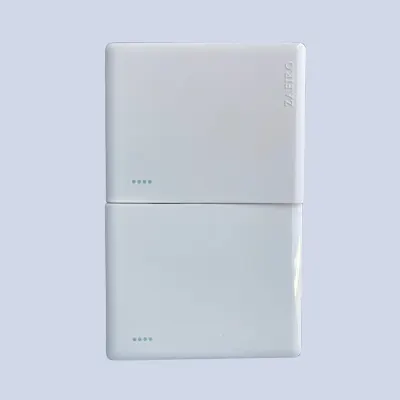INTERRUPTOR DOBLE ZAFIRO BLANCO LINEA DIAMANTE