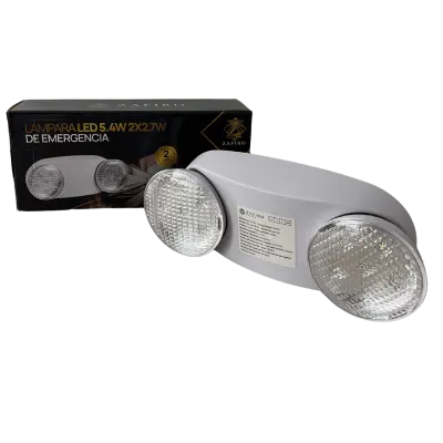 LAMPARA LED ZAFIRO DE EMERGENCIA 5.4W 2X2.7W