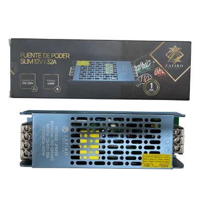 FUENTE DE PODER ZAFIRO SLIM 12V 32AMP