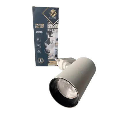SPOT LED ZAFIRO LISO BLANCO 20W 6500K