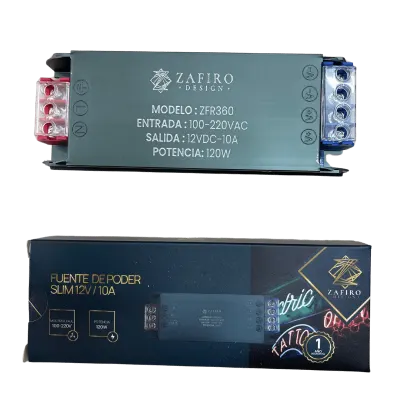 FUENTE DE PODER ZAFIRO SLIM 12V 10AMP